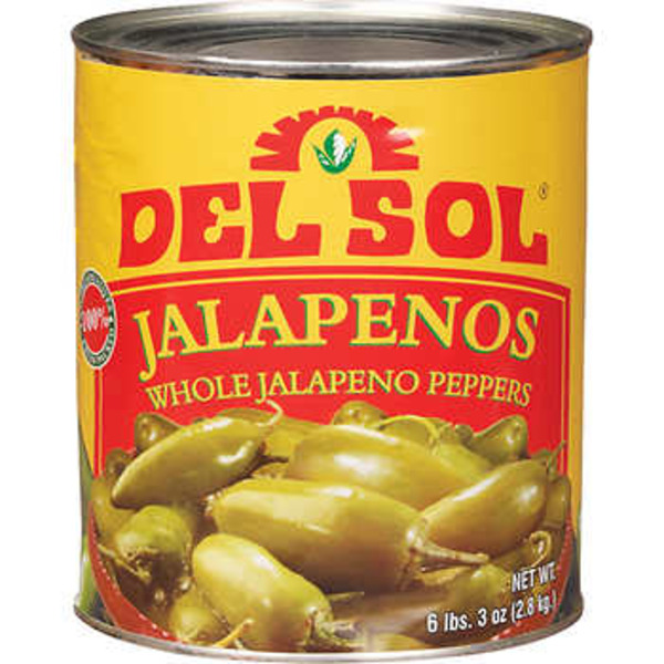 Del Sol - Whole Jalapeno Peppers - #10 can