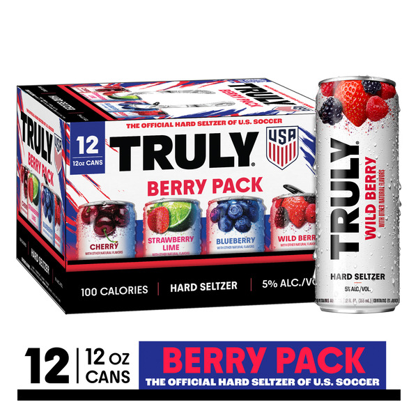 Truly Hard Seltzer Berry Variety Pack (12 fl. oz. Can, 12pk.) Same