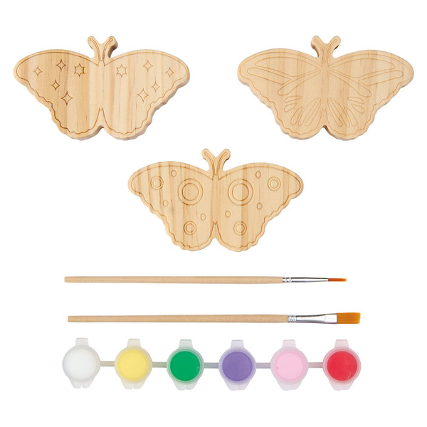 Pembrook Paint Your Own Easter Woodcraft - Butterflies Same-Day