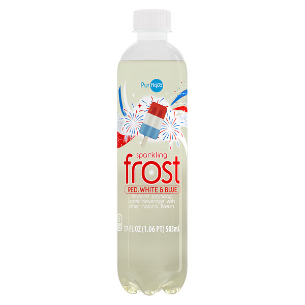 PurAqua Sparkling Frost Red, White, Blue