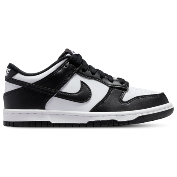 Nike Boys' Dunk Low Grade School Shoe, Size 7 - White/Black