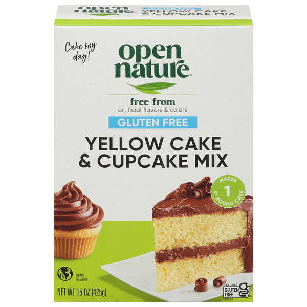 Open Nature Yellow Cake & Cupcake Mix, Gluten Free