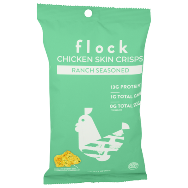 Flock Ranch Seasoned Chicken Skin Crisps