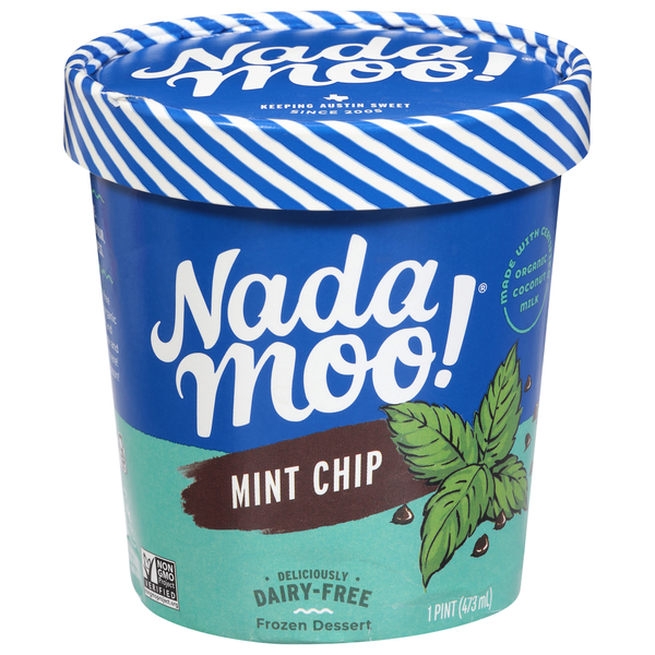 Nadamoo! Organic Mint Chip Frozen Dessert Same-Day Delivery or