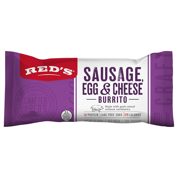 Red's Sausage, Egg & Cheese Burrito