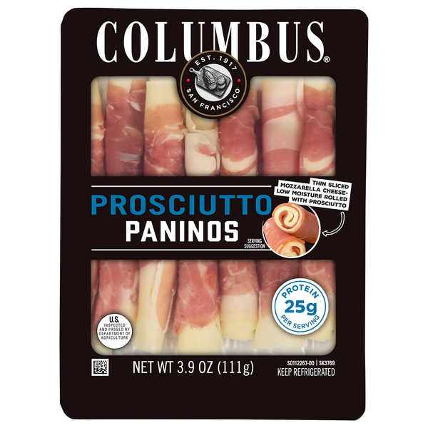 Columbus Prosciutto Paninos