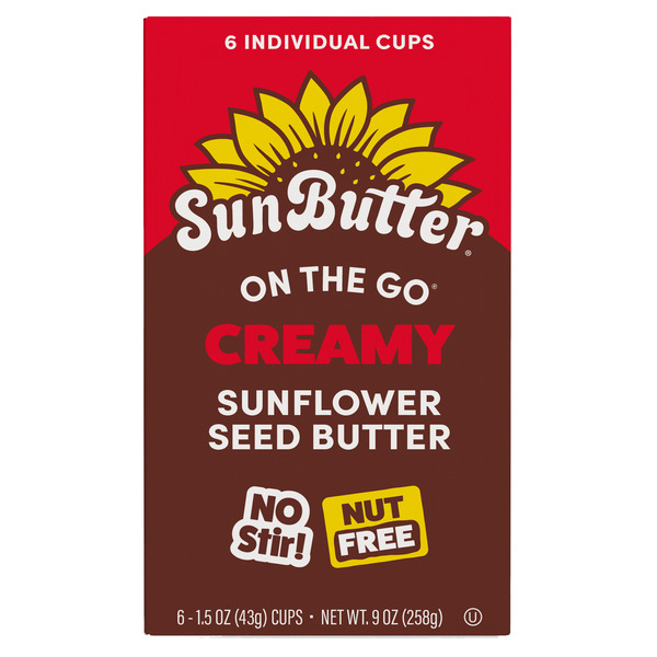 SunButter Creamy Sunflower Seed Butter On the Go Cups