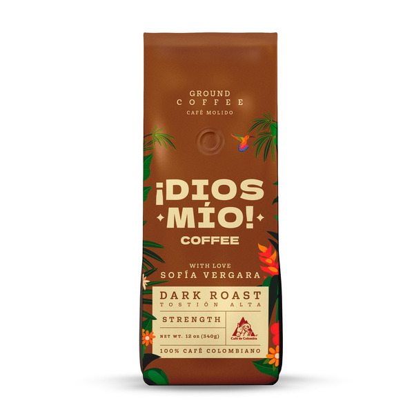 Dios Mio Coffee By Sofia Vergara, Dark Roast, Ground coffee