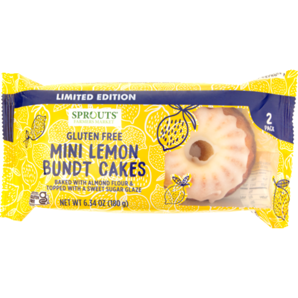 Sprouts Mini Lemon Bundt Cakes 2 Pack