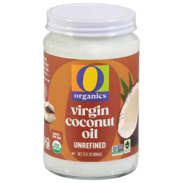 O Organics Coconut Oil, Virgin, Unrefined