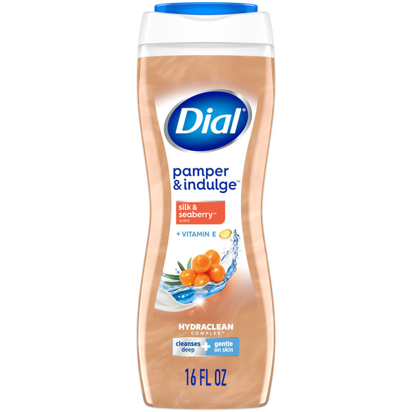 Dial Body Wash, Pamper & Indulge, Silk & Seaberry, 16 fl oz Same