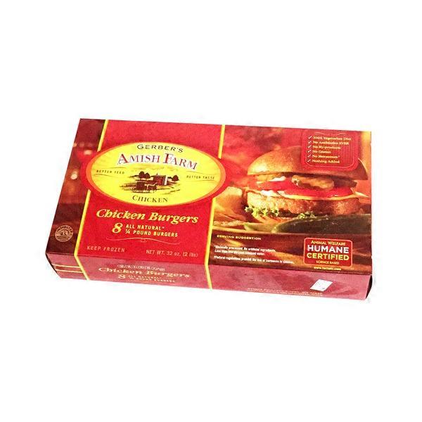 Gerber's Amish Farm Chicken Burgers (4 ct) Instacart