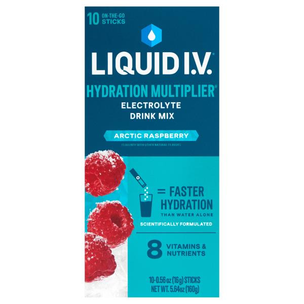 Liquid I.V. Arctic Raspberry Electrolyte Drink Mix Same-Day