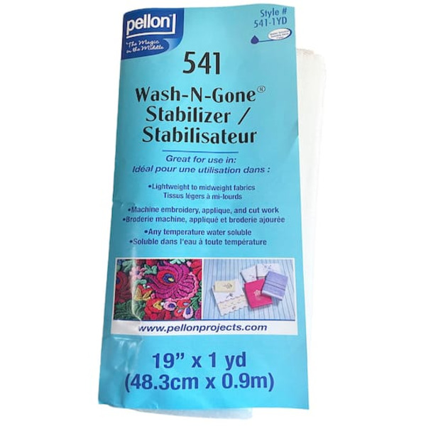 Pellon 541 Wash-N-Gone Stabilizer, 19 x 1 Yard