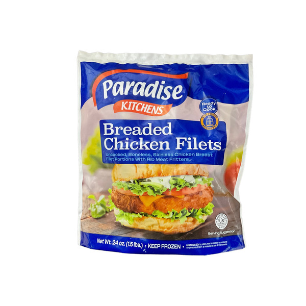 Paradise Kitchens Breaded Chicken Filets
