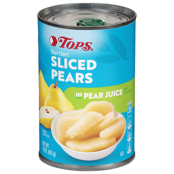 TOPS Sliced Bartlett Pears in Pear Juice Same-Day Delivery or