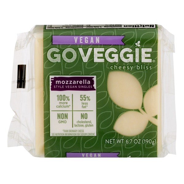 GO VEGGIE Vegan Mozzarella Singles (6.7 oz) Instacart