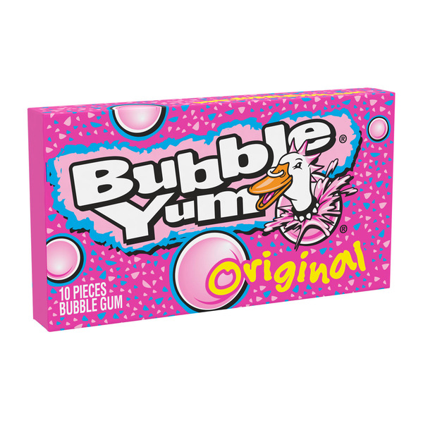 BUBBLE YUM Original Flavored Chewy, Bubble Gum Pack, 2.82 oz Same