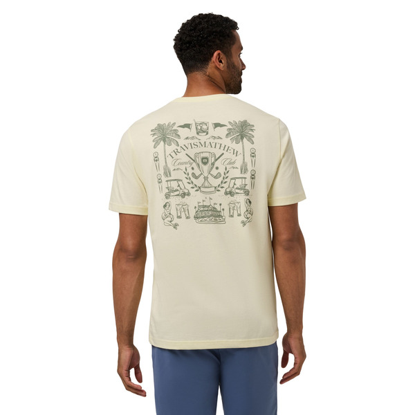Travis Mathew Men's TM Country Club Golf T-Shirt, L - Pear Sorbet