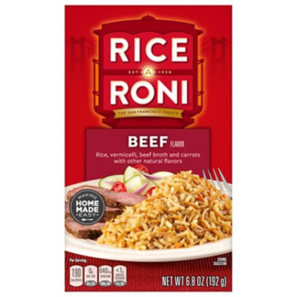 Rice-A-Roni Rice, Beef Flavor