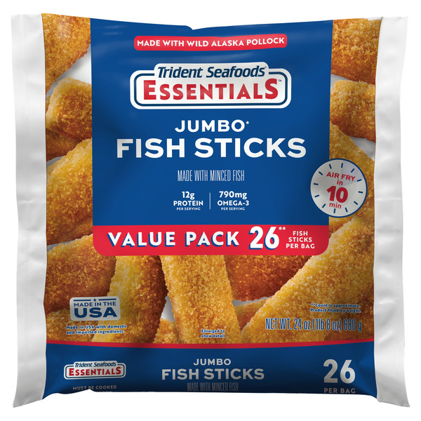 fishさまの専用品です Trident Seafoods Essentials Jumbo Fish Sticks Same-Day Delivery or