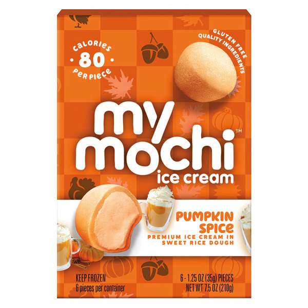 My/Mochi Pumpkin Spice Mochi Ice Cream Same-Day Delivery or Pickup