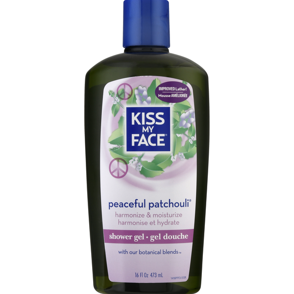 Kiss My Face Shower Gel, Peaceful Patchouli (16 oz) Instacart