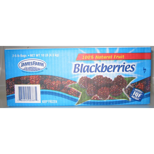 Frozen James Farm - Blackberries - 2/5 lbs