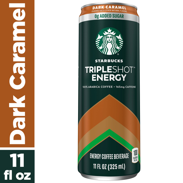 Starbucks Tripleshot Energy Coffee Beverage Dark Caramel Same-Day