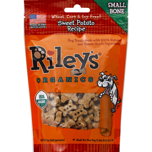 Riley's Dog Treats, Sweet Potato Recipe, Small Bone Same-Day
