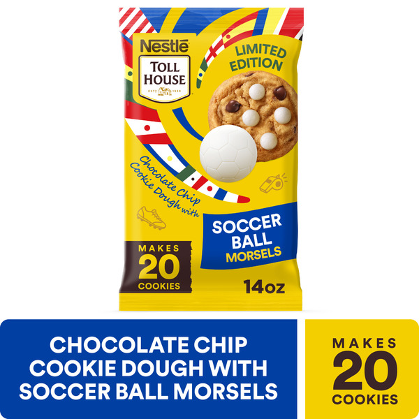 【10本+サプリ１個】エルセーヌ　ショッキングショット　サプライズボール Toll House Toll House Refrigerated Cookie Dough Soccer Morsel