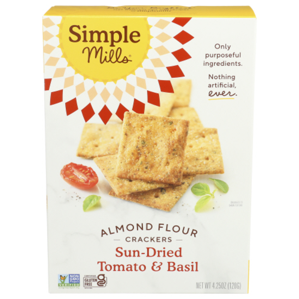 Simple Mills Almond Flour Crackers, Sundried Tomato & Basil Same-Day ...