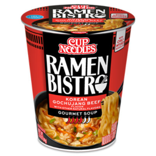 Nissin Ramen Bistro Gourmet Korean Gochujang Beef Ramen Noodle Soup