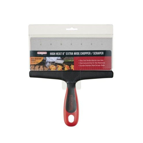 Chef Master Griddle Scraper High Heat 8in 6ct