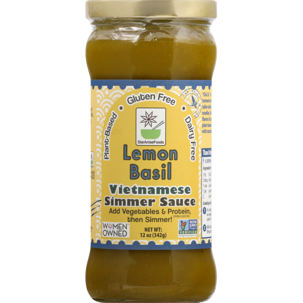 Star Anise Foods Simmer Sauce, Vietnamese, Lemon Basil (12 oz) Instacart