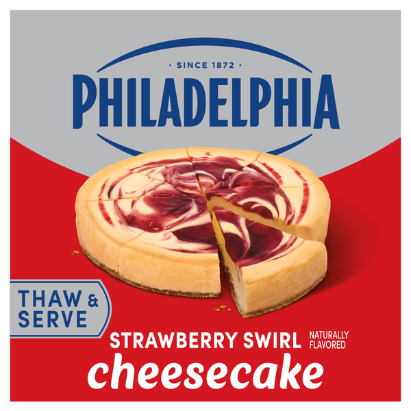 Philadelphia Strawberry Swirl Cheesecake Same-Day Delivery or