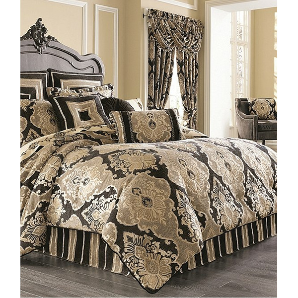 J. Queen New York Bradshaw Damask Chenille Comforter Set