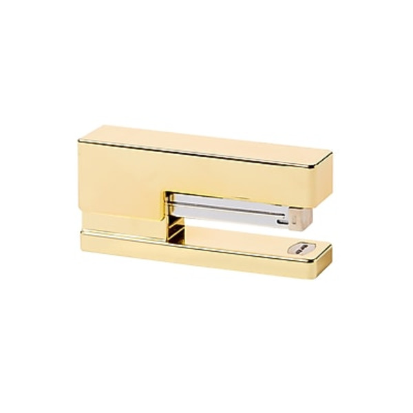 Martha Stewart MS107S Shiny Gold 40-Sheet Capacity Desktop Stapler