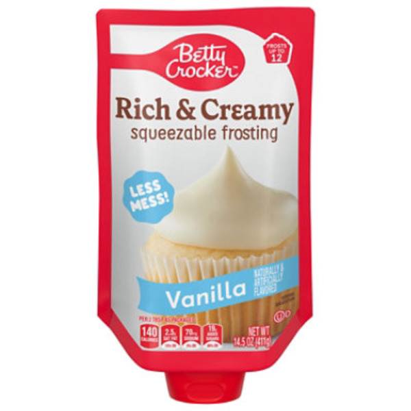 Betty Crocker Rich and Creamy Vanilla Squeezable Frosting