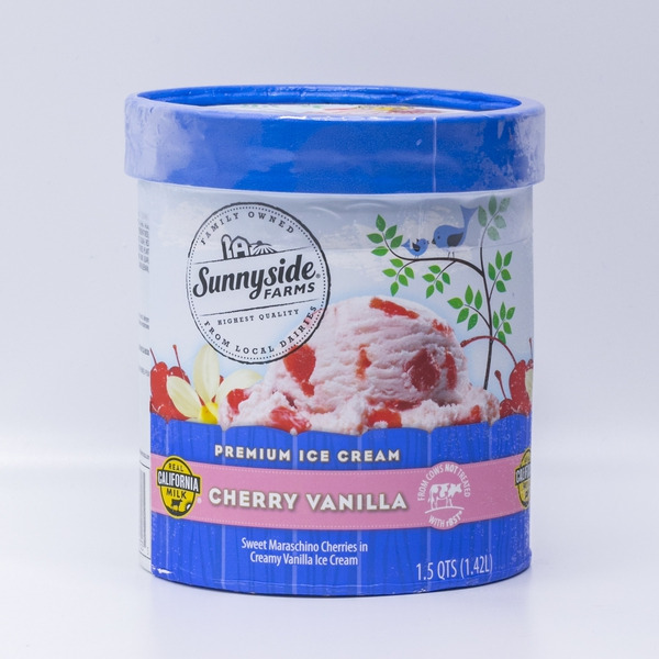 Sunnyside Farms Cherry Vanilla Ice Cream Same-Day Delivery or