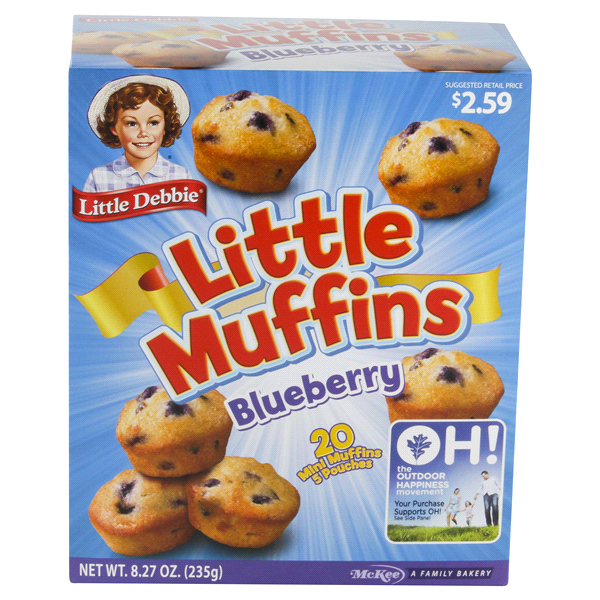 Little Debbie - Little Chocolate Chip Muffins - 5/8 oz