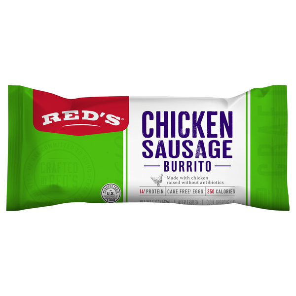 Red's Chicken Sausage Burrito