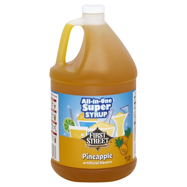 First Street Syrup, Super, AllinOne, Pineapple (1 gal) from Smart