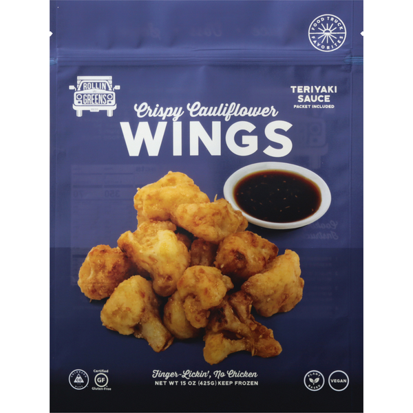 Rollingreens Crispy Cauliflower Wings (15 oz) Instacart