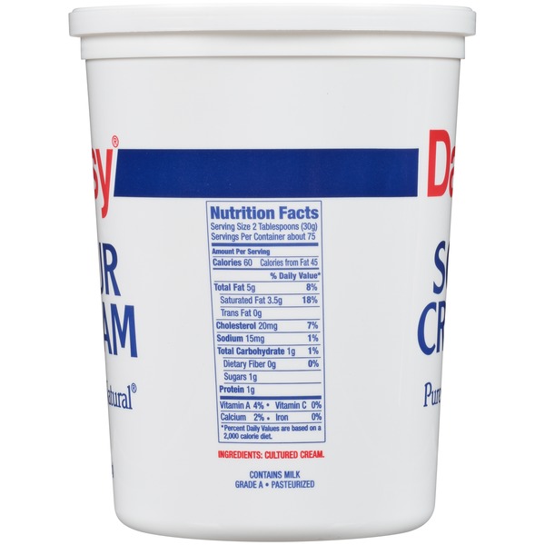 Daisy Sour Cream Nutritional Value Blog Dandk