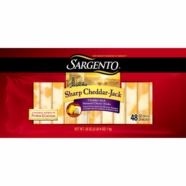 Costco Sargento Sharp Cheddar Jack Cheese Sticks Pickup Instacart