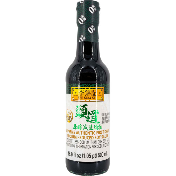 Lee Kum Kee Supreme Authentic First Draw Sodium Reduced Soy Sauce