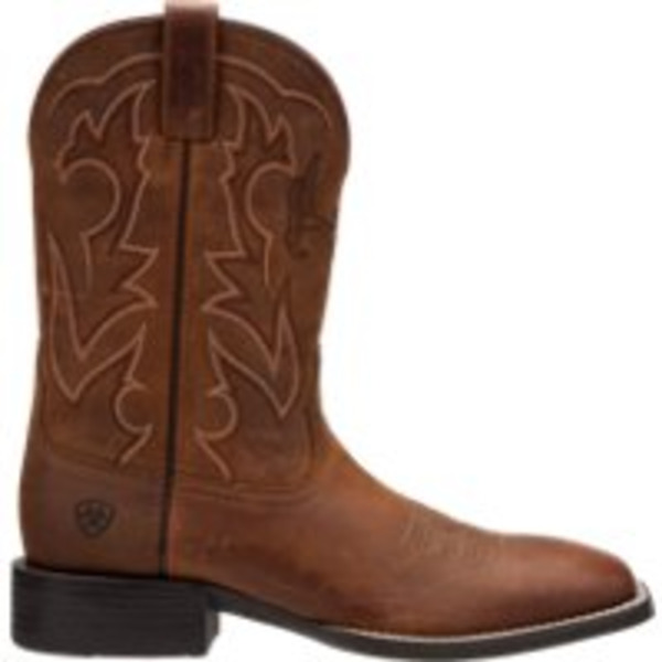 Ariat Men's Sport Outdoor Western Boots, Size 8 - Distressed Brown