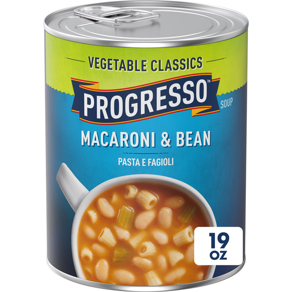Progresso Vegetable Classics Macaroni and Bean Soup