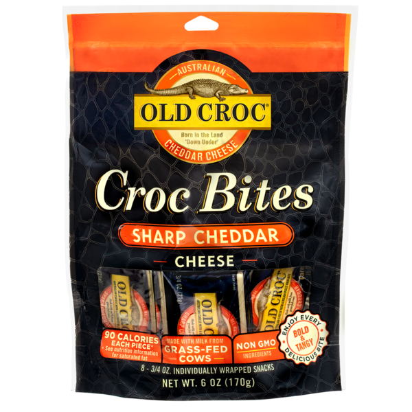 Old Croc Croc Bites, Sharp Cheddar